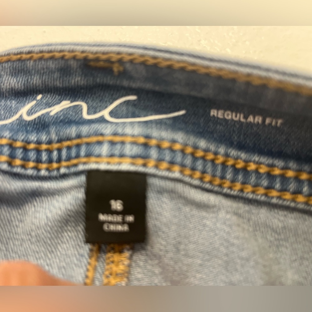 Denim ink, jean skirt with sparkle